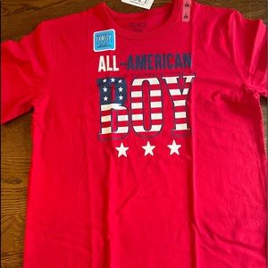 Children’s Place All-American Boy tshirt. Size L (10/12)